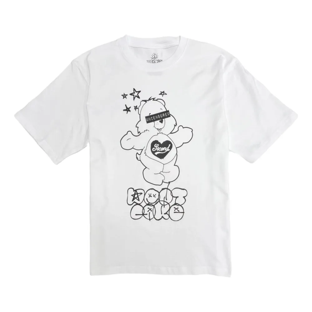 2ND CLOSET "UNCENSOR BEARS" T-SHIRT-WHITE