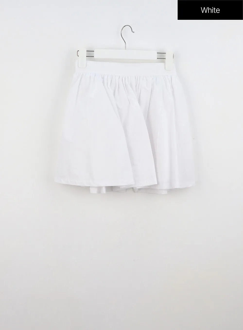 A-Line Cotton Mini Skirt OU328