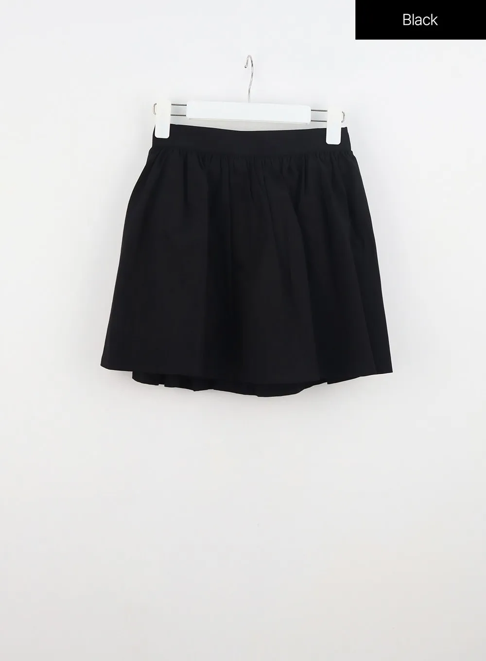 A-Line Cotton Mini Skirt OU328