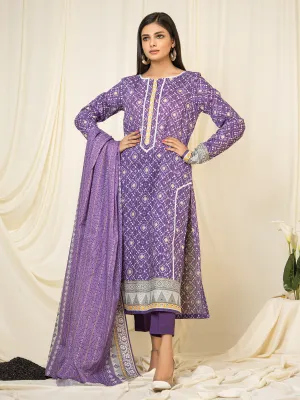 ACE Galleria Embroidered Lawn Unstitched 3Pc Suit A-WU3PS22-150