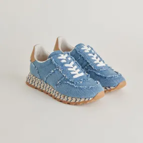 AYITA FRAY SNEAKERS BLUE DENIM