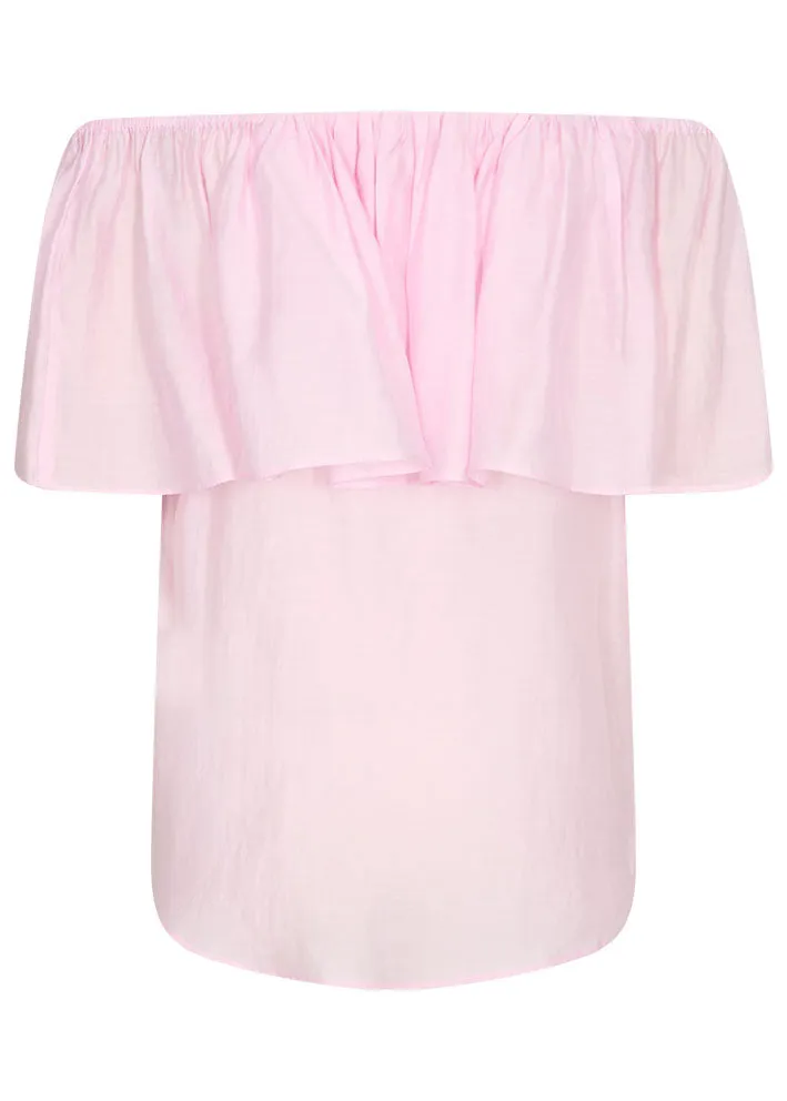 Copenhagen Muse Molly One Shoulder Bluse - Ballerina