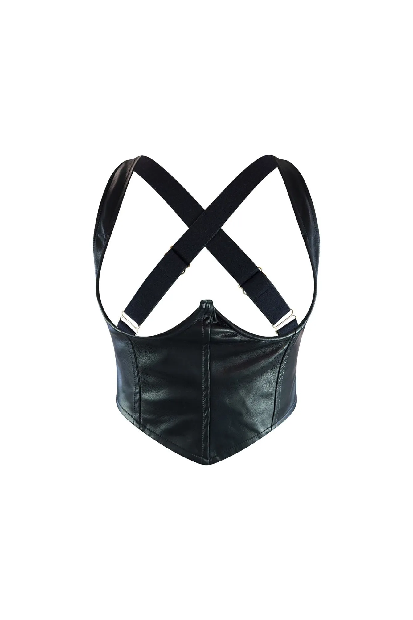 Dark Blissed Faux Leather Corset