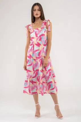 Emma Tiered Midi Dress