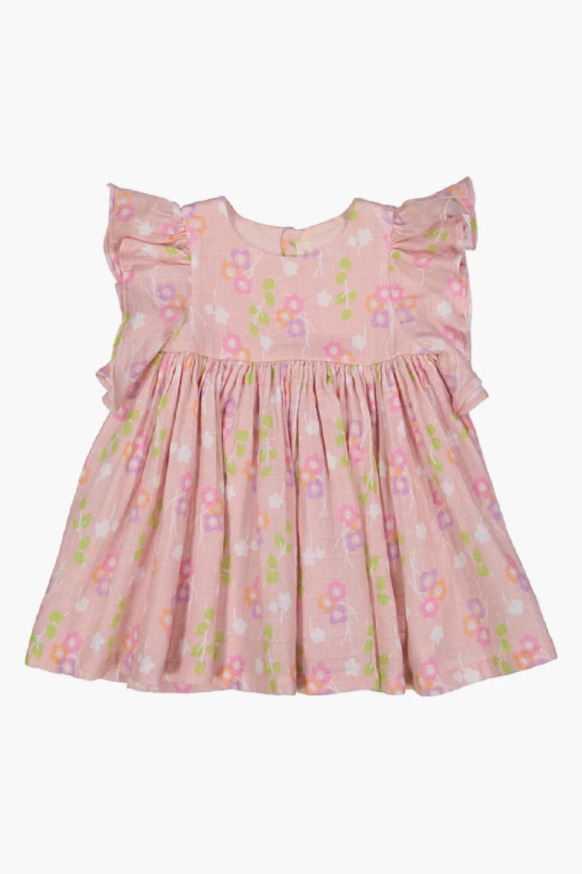 Everbloom Flutter Baby Girls Dress - Dahlia (Size 12M left)