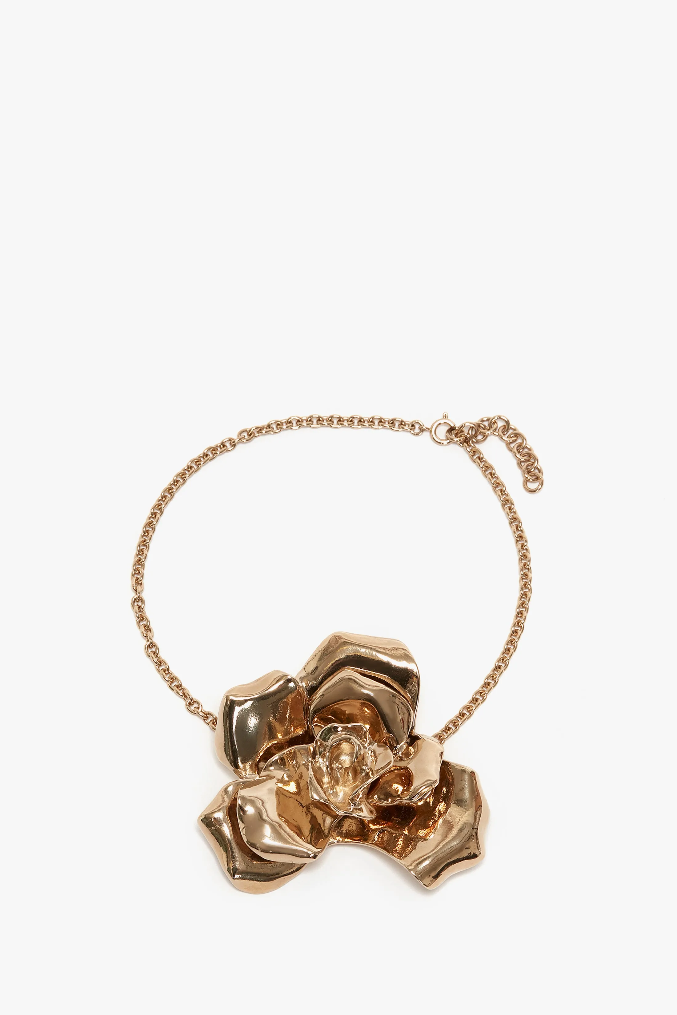 Exclusive Flower Necklace In Gold