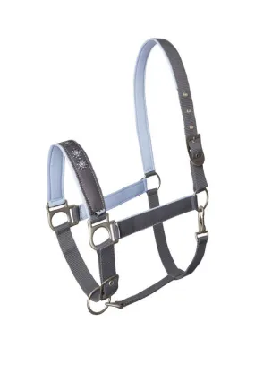 Horze Navajo Halter and Lead Set- Smoked Pearl Grey