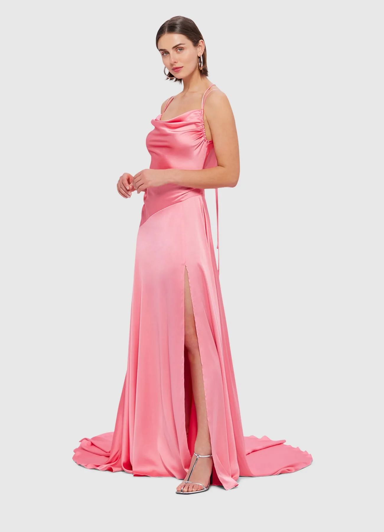 Leo Lin Melodie Gown - Watermelon