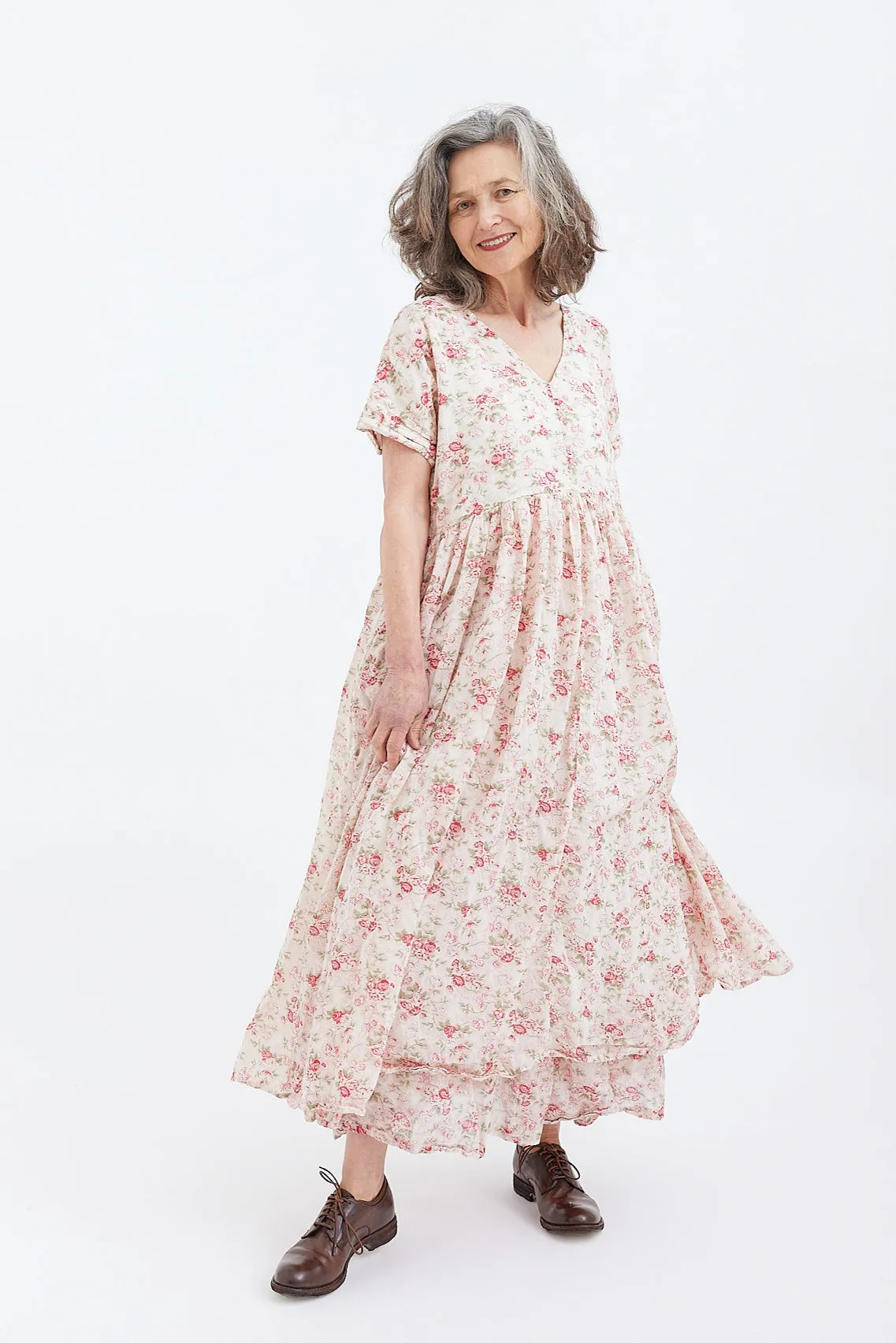 Cotton Voile La Petite Rose Metta Flossie Dress