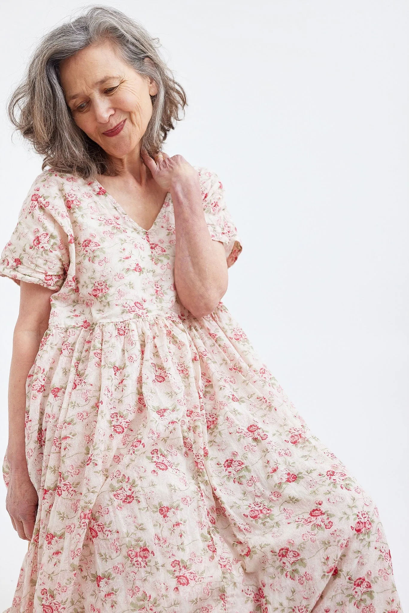 Cotton Voile La Petite Rose Metta Flossie Dress