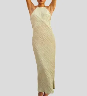 Mia Halter Maxi Long Dress