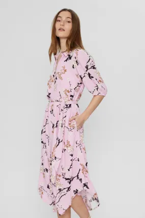 Numph Nucataline Roseate Spoonbill Shirt Dress