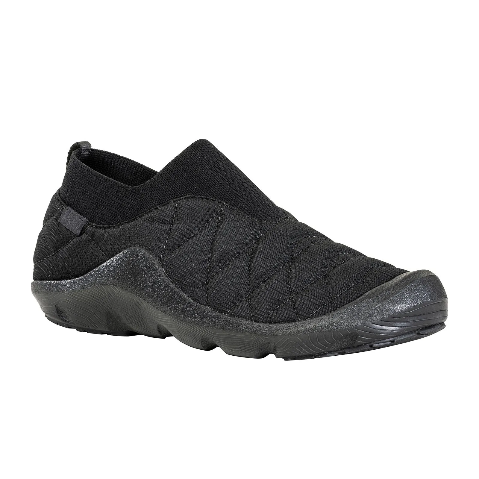 Oboz Whakata Puffy Low Slip On (Unisex) - Black Sea