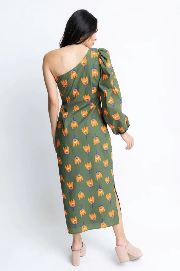 Poppy One Shoulder Maxi Dress