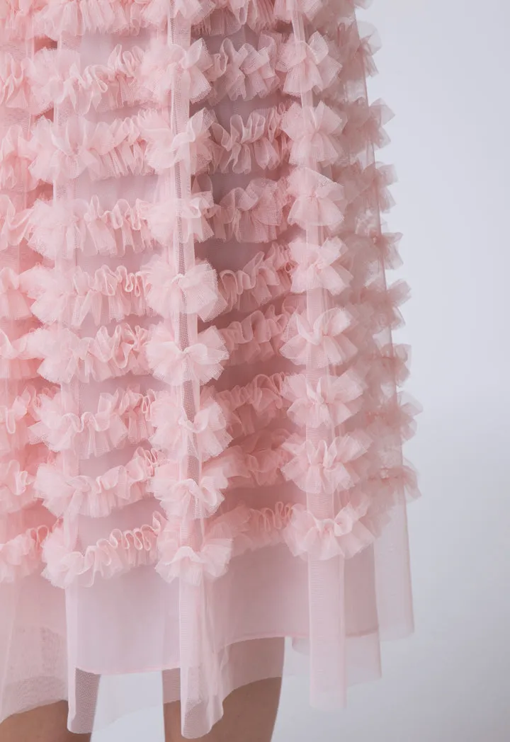 Ruffled Tulle Skirt