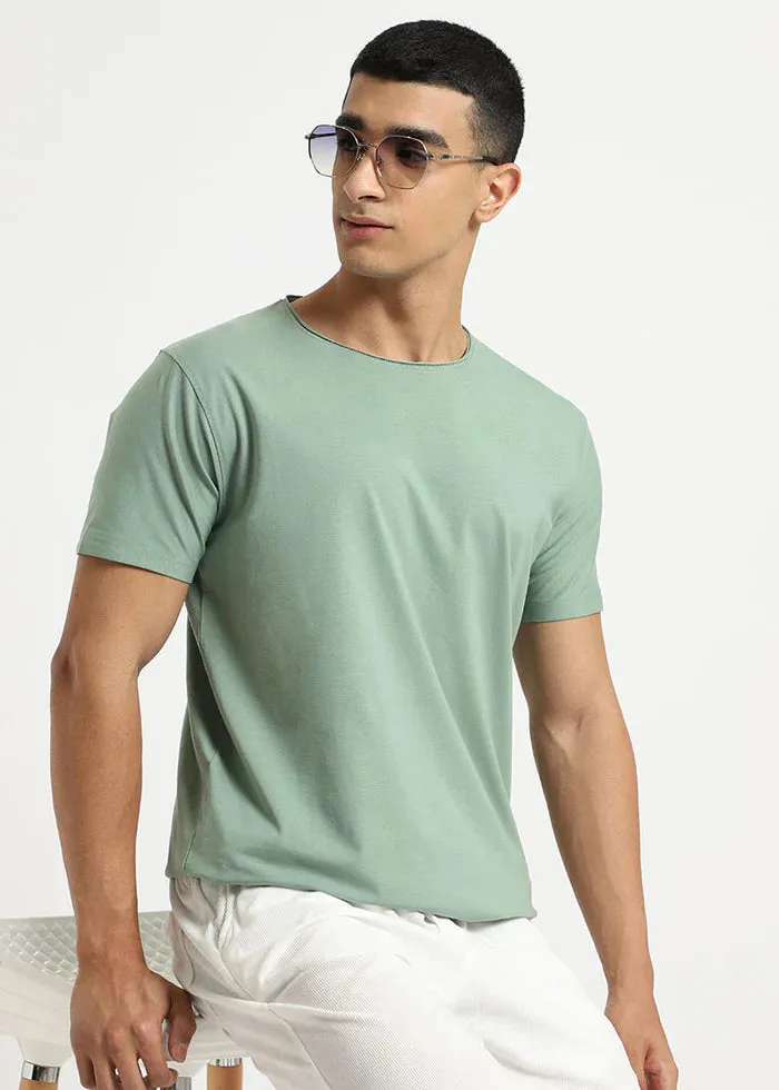 Sea Green Crew Neck T-shirt