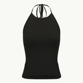 Serenity Halter Top - Black