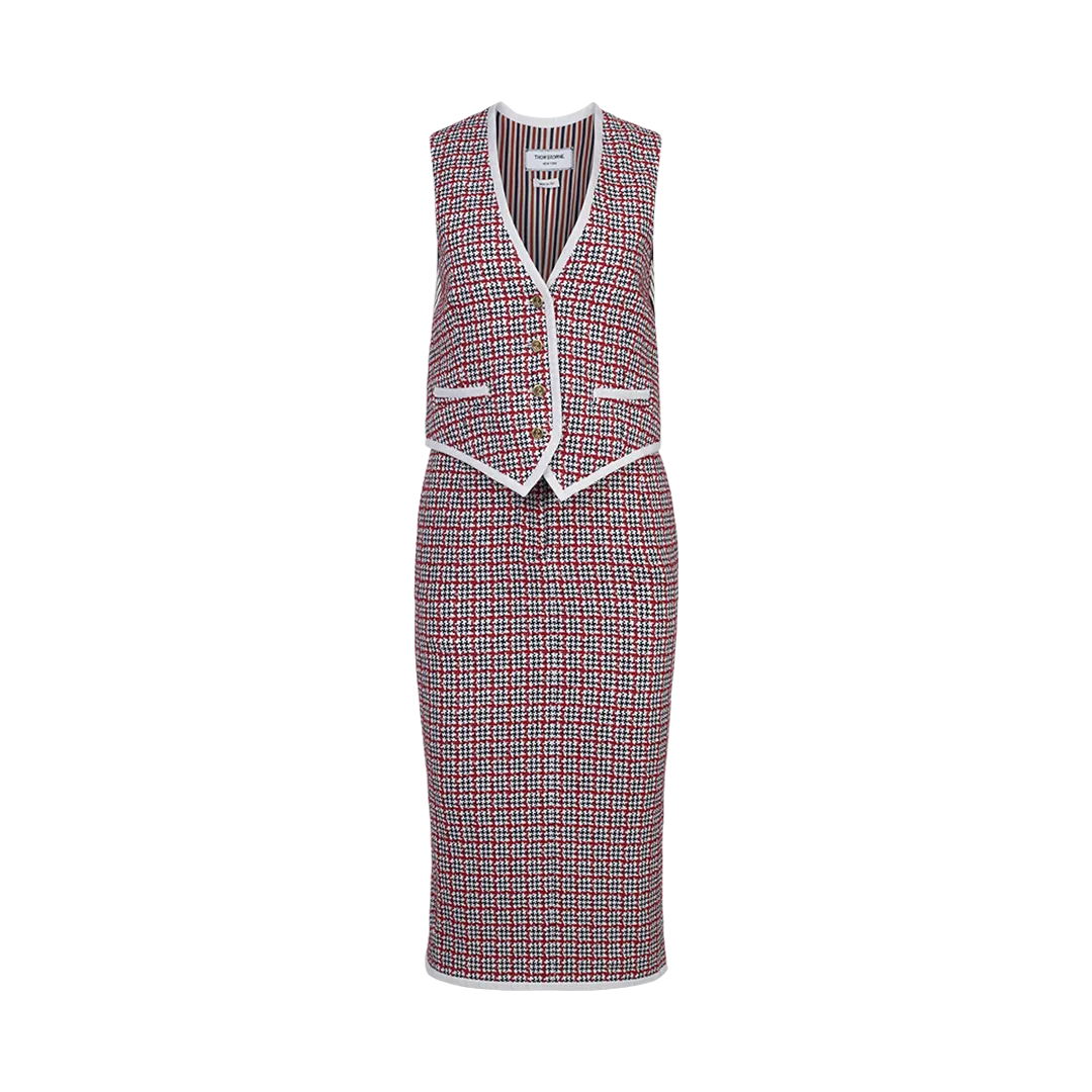 Summer Tweed Midi Dress