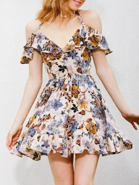 Sweet Talk Halter Mini Dress