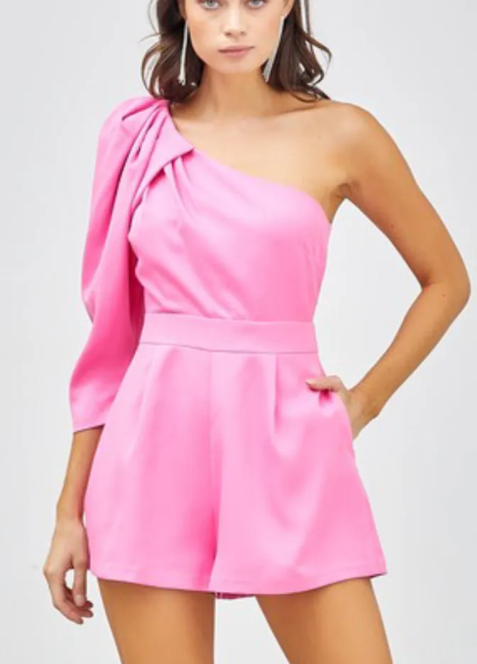 Taylor pink romper