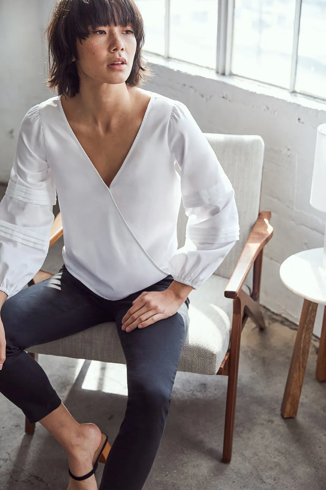 The Convertible Poplin Blouse