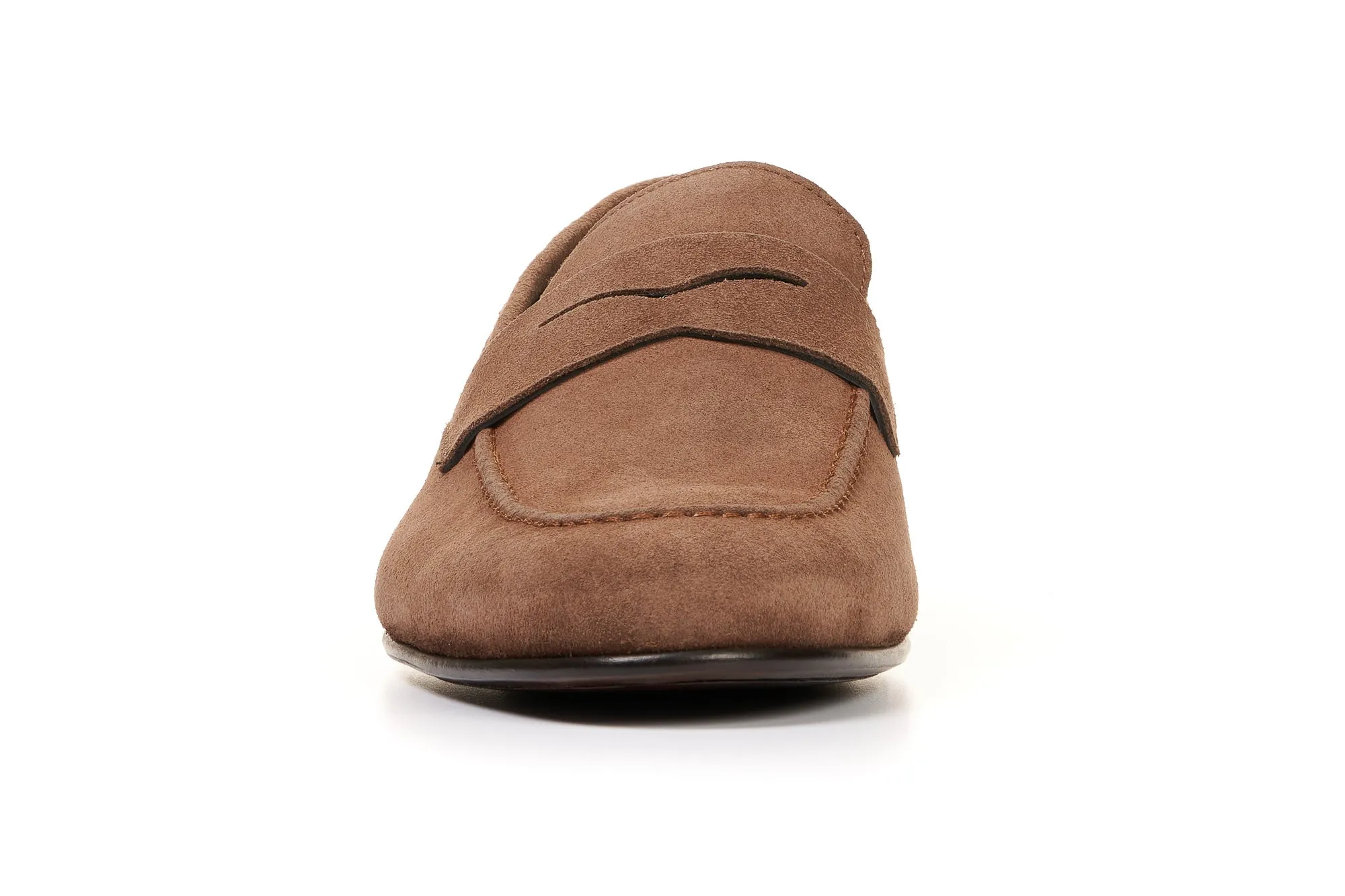 The Edward Penny Loafer - Light Brown Suede