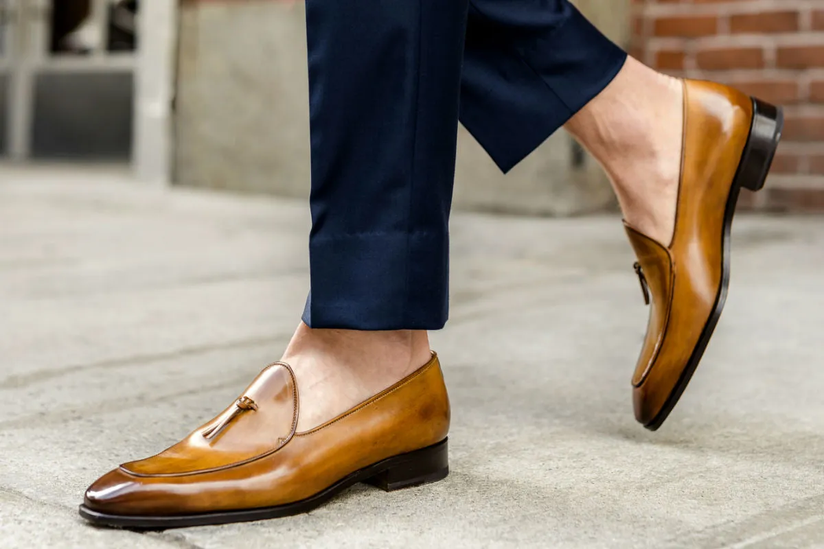 The Van Damme Belgian Loafer - Tobacco