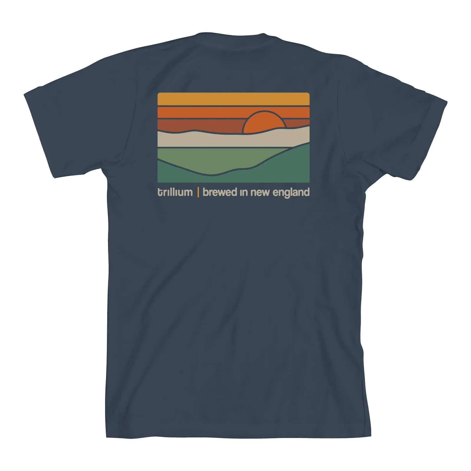 Trillium Sunset Logo T-Shirt Indigo