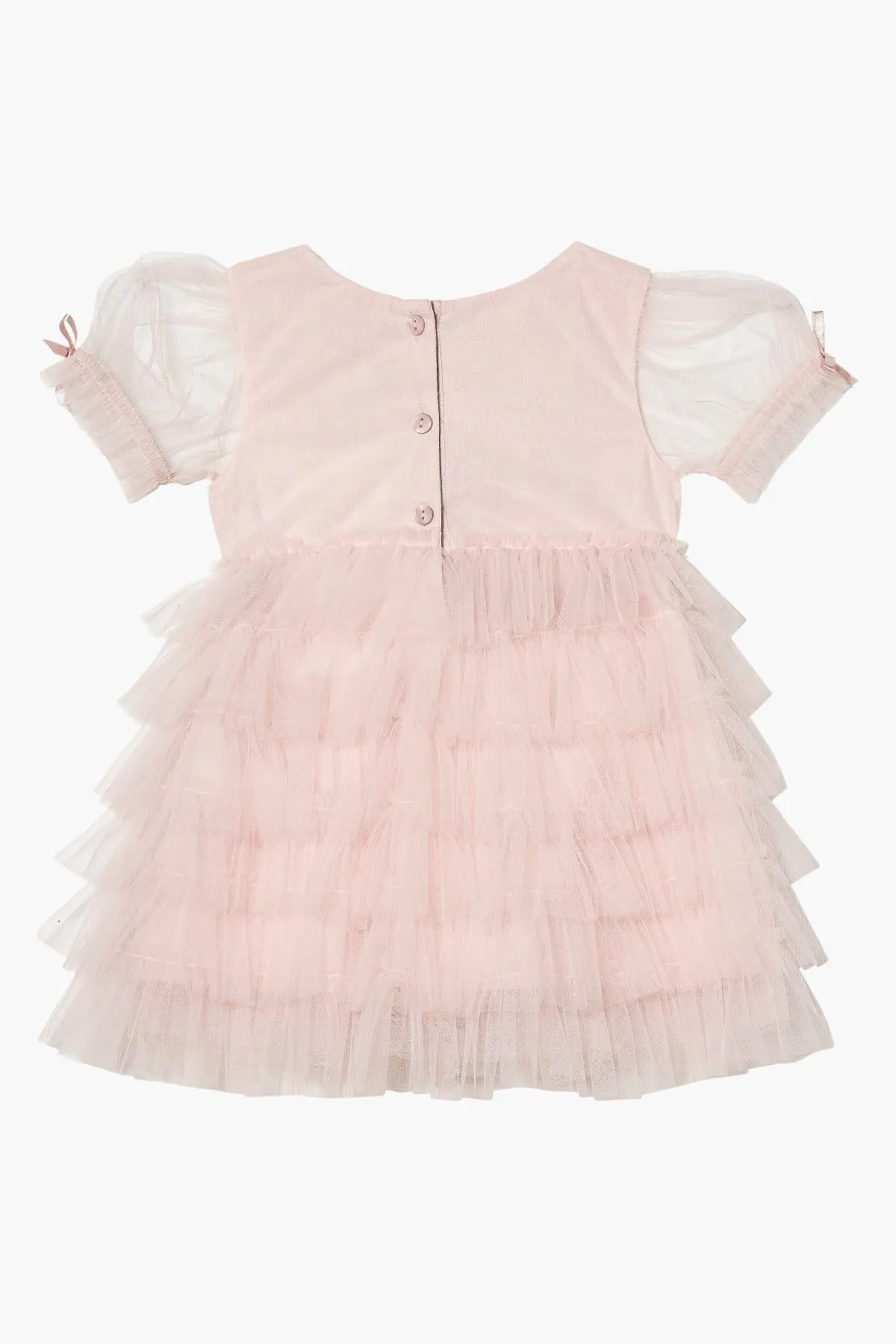 Tutu Du Monde Baby Girls Dress Chelsea Tulle - Porcelain Pink