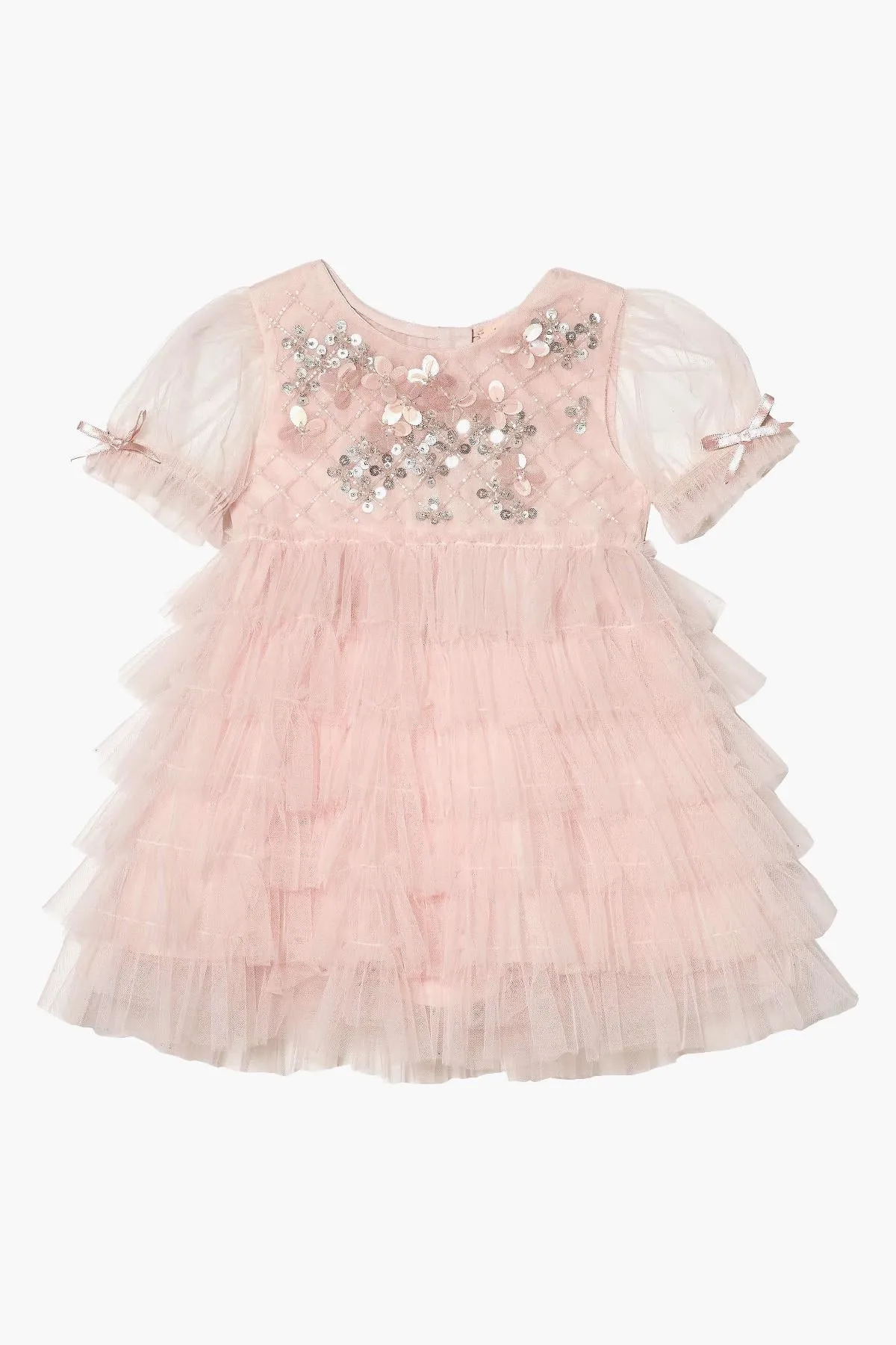 Tutu Du Monde Baby Girls Dress Chelsea Tulle - Porcelain Pink