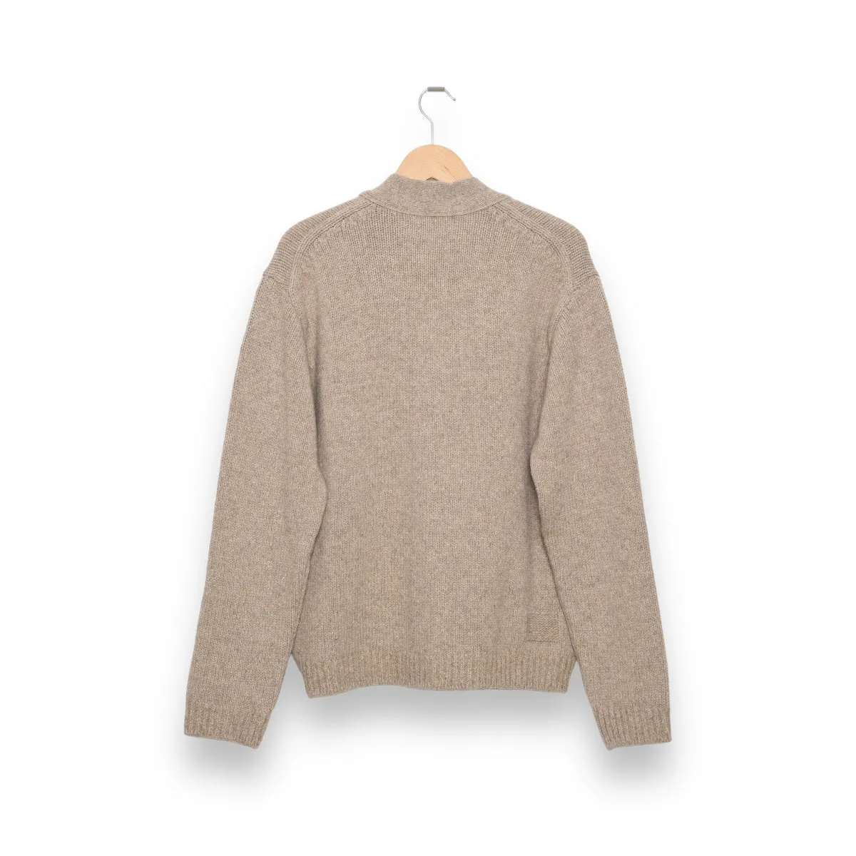 Universal Works Langdale Cardigan 29476 Eco Wool oatmeal