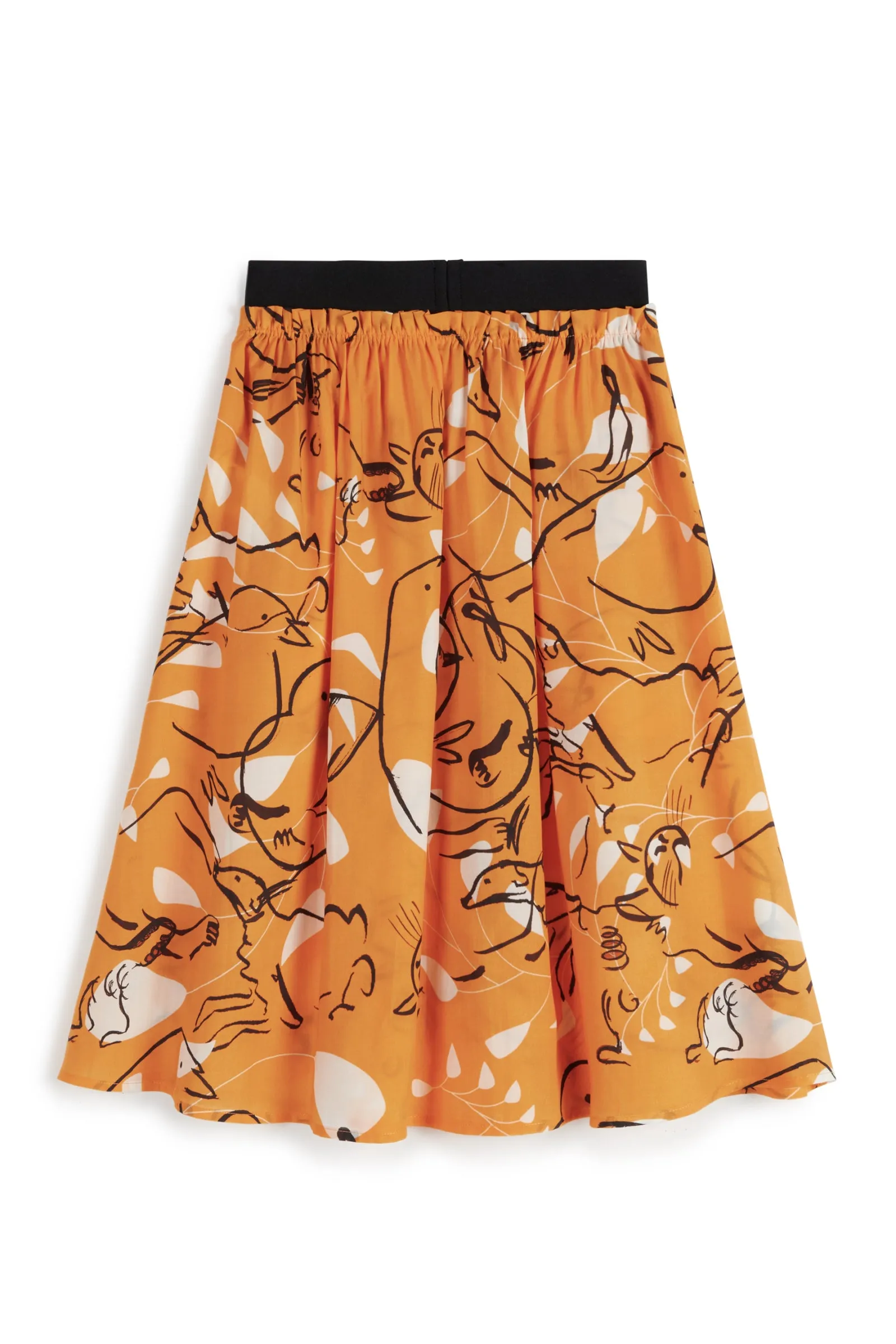 WOLF AND RITA An Ode To Summer SILVINA MOBILES MIDI SKIRT