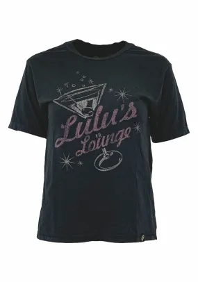 WOMEN'S 'LULUS LOUNGE' T-SHIRT - GOLDEN GOODS