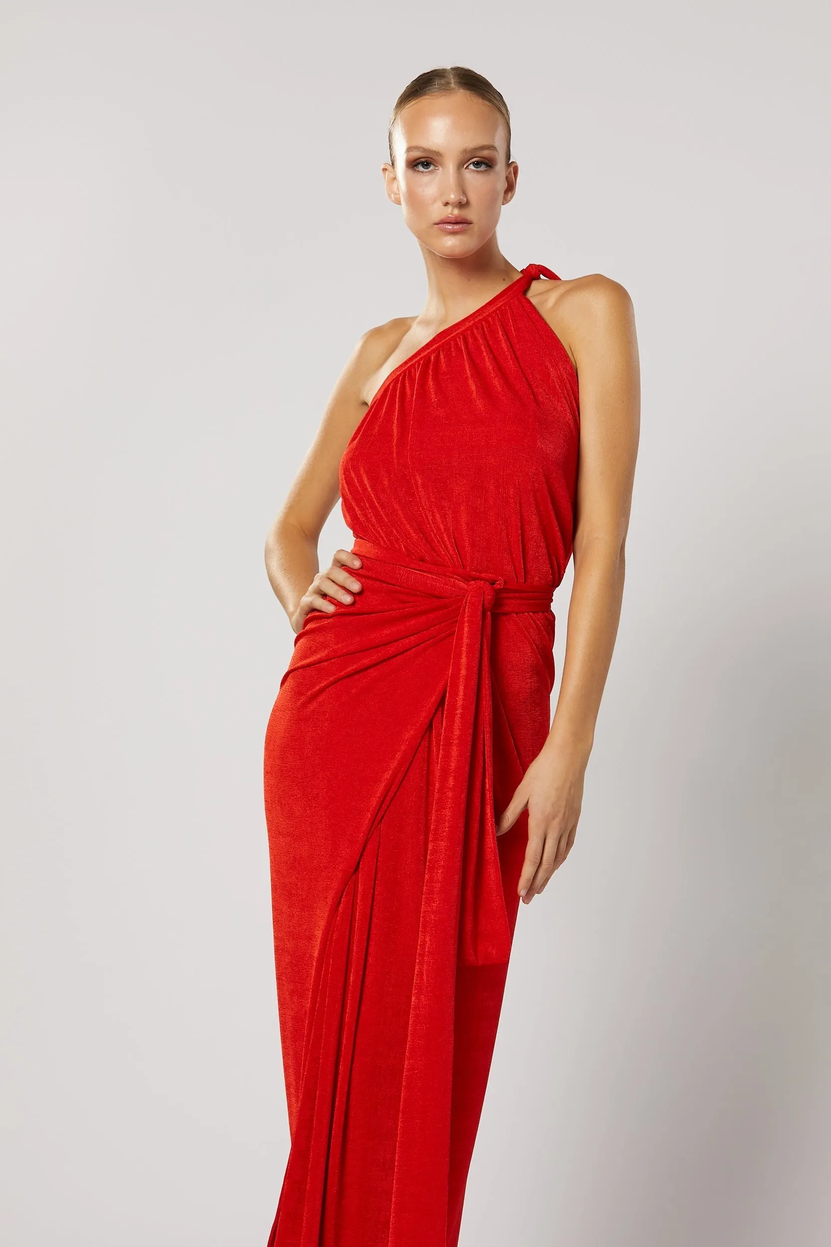 Xenia Maxi Dress - Red