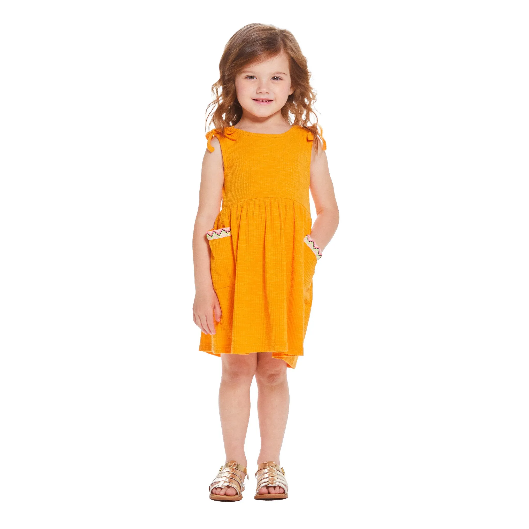 Zig Zag Sundress | Orange